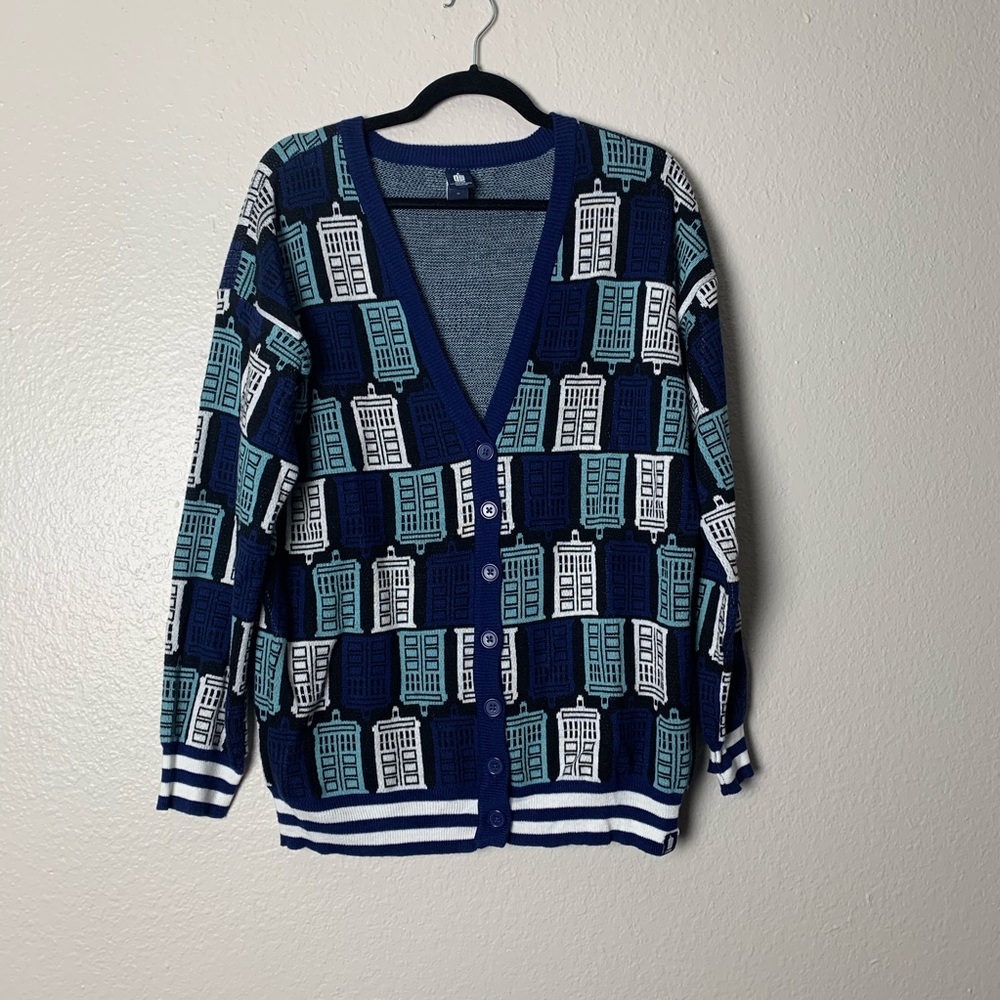 Doctor Who Cardigan Sweater